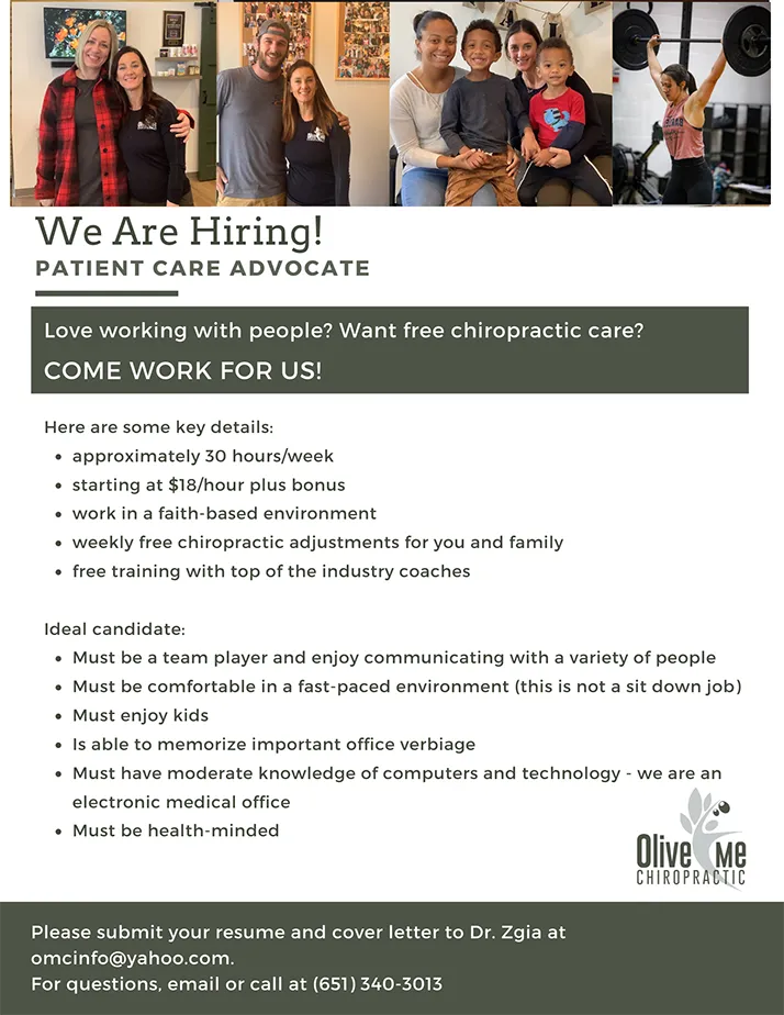 Chiropractic Vadnais Heights MN We Are Hiring Chiropractic Vadnais Heights MN We Are Hiring